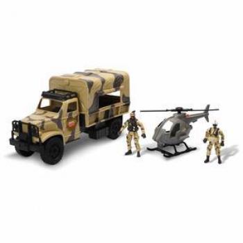 Camião de Guerra e Helicóptero