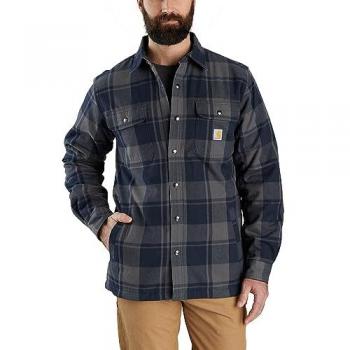 Carhartt Flanella Pesante Sherpa Camicia Blu M