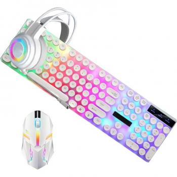 Teclado RGB 4 en 1 con Cable