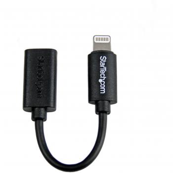 Apple Lightning‑Adapter (Schwarz) – Micro USB 2.0 zu iPhone/iPad/iPod