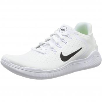 NIKE Herren Free Rn 2018 Sport Schuhe, Weiß (Bianco/Nero 100), 45.5 EU