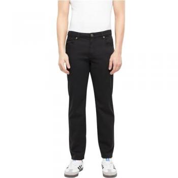 Urban Classic 5‑Pocket Black Twill Trousers (Stretch) – Men’s 34