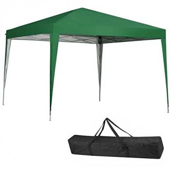 Gazebo Verde Pieghevole 3x3 Giardino Esterno