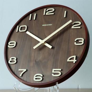 Reloj de pared silencioso estilo vintage