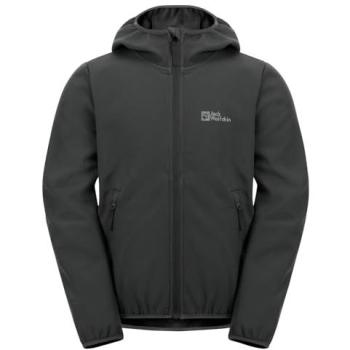 Jack Wolfskin Junior Fourwinds Softshell Jacke Größe 104 – Schwarz/Grün