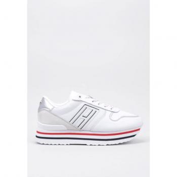TÊNIS TOMMY HILFIGER BRANCO MESH FLATFORM 40