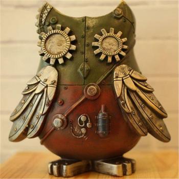 Anti-Fall Owl Piggy Bank A1224