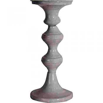 Candelabro de Metal Blanco XL