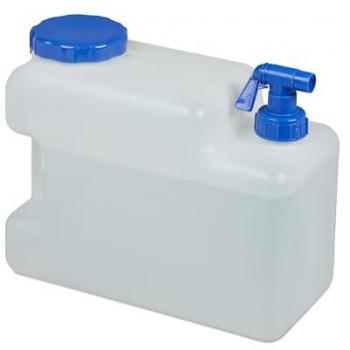 Relaxdays Camping Hydration Canister – 12 L White, Wide-Neck Faucet