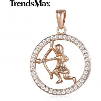 Collar de Constelaciones en Oro Rosa 585 con Circonita