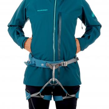 Mammut Frauen-Masao Hardshell-Overall mit Kopfenschutz