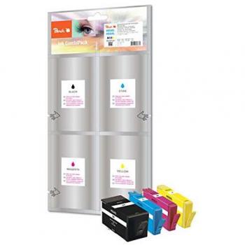 Peach H934/935 Spar Pack Druckerpatronen XL (BK, C, M, Y) ersetzt HP C2P24A