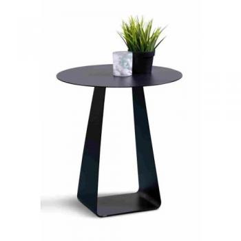 Pulverbeschichteter M2‑Couchtisch (Schwarz) – 50x45 cm