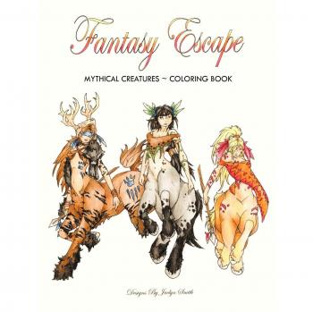 Fantasy Escape: Mythical Creatures-Coloring Book