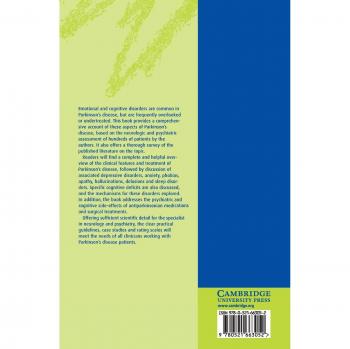 Psychiatric and Cognitive Disorders in Parkinsons Disease, Psychiatry and Medicine Series