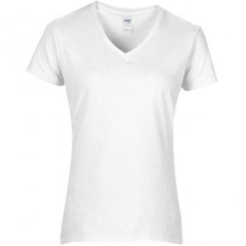 High-Quality Gildan Women’s V-Neck Shirt (Cotton)