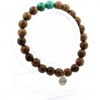 Bosse Malachiet Armband – 8 mm, Congo Stijl – 19‑20 cm