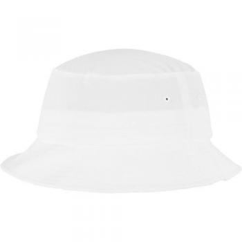 Gorro Flexfit Yupoong de Sarga Algodón para Adultos Blanco
