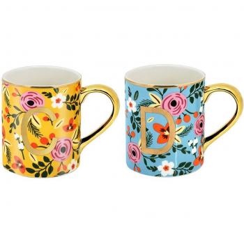 Creative Ceramic Mug Set for Couples 350 ML & 470 ML