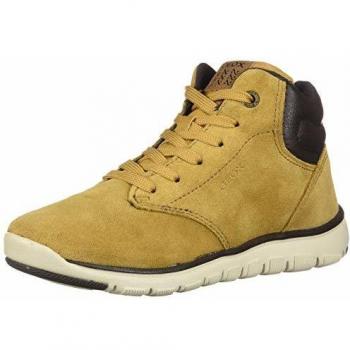 Geox J Xunday Boy A, Stivali Chukka per Ragazzi, Giallo