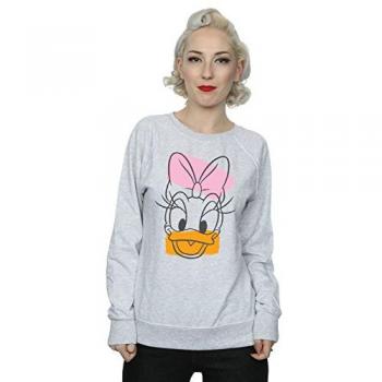Women’s Daisy Duck Head L‑Size Sweater