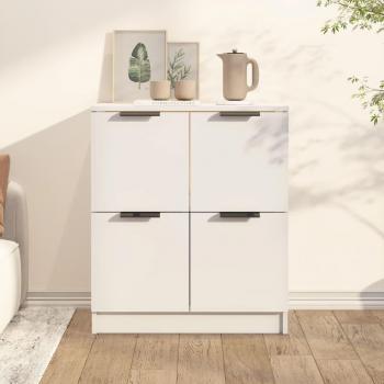VidaXL 60x30x70 cm White Sideboard with Ample Storage