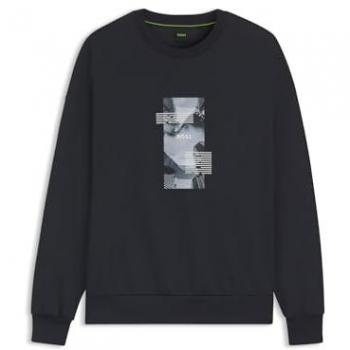 Sudadera BOSS Green Stenson Azul Oscuro Talla S