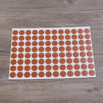 Autocollants décoratifs pour cache-trou de vis, 15mm, 96 pièces