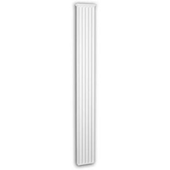 Corinthian Style White Pilaster Shaft