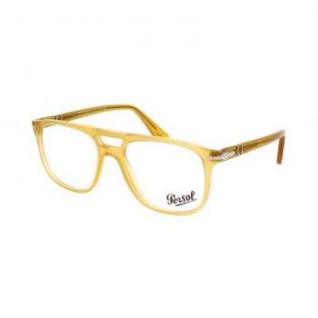 Persol PO3329V GRETA 204 Men's Eyeglasses Yellow Size 54 (Frame Only)