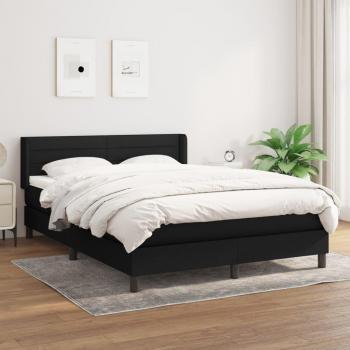 Lit Sommeil Noir 140x200 cm – Sommier et Matelas