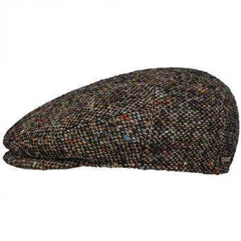 Stetson Colour Spots Black Flat Cap