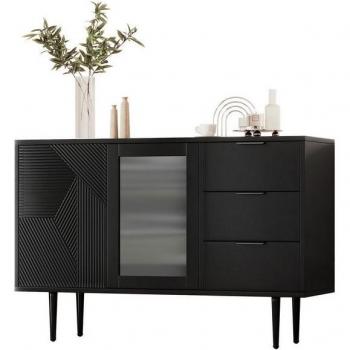 Tavolo da Soggiorno “Nuovo” bianco con cassetti – MDF 105×60×40 cm