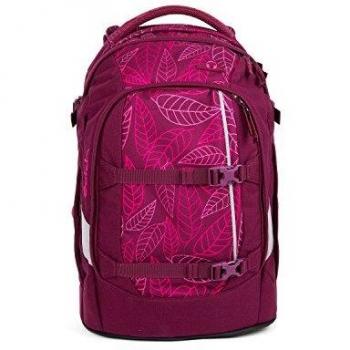 SATCH Kids Rucksack „Purple Leaves“ 45 cm – Lila Rosa Blattdesign