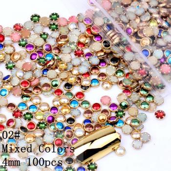 Diamantes de Imitación en 100 Piezas para Uñas