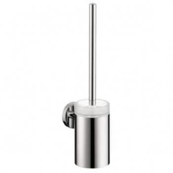 Scopino wc Hansgrohe Logis con supporto cromato 40522000