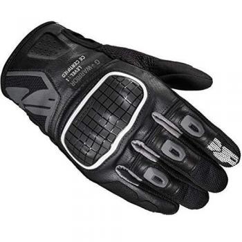 SPIDI G-Warrior Guanti moto in tessuto CE Nero Grigio taglia M