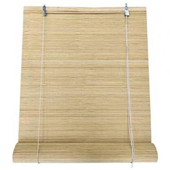 Persiana enrollable de madera de bambú 120x200cm