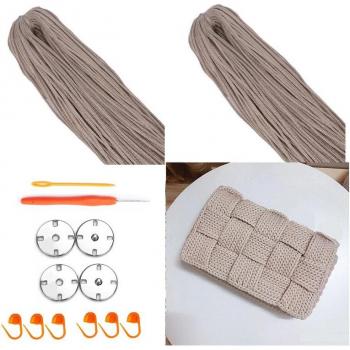 TPRPYN Platz Welle Clutch Häkelkit