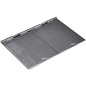 3A Double Gang Floor Socket Brushed Stainless Steel