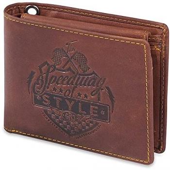 Greenburry 12 cm Daytona RFID Leather Wallet (Brown Edition)