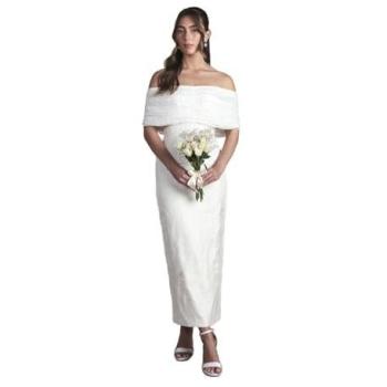Ivory Lace‑Jacquard Bride Dress – Coast Women’s Lisa Tan