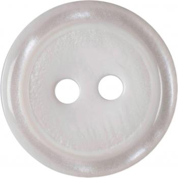 Hemline 2-Hole White Buttons