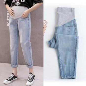 Pantalon de maternité en denim pour femmes enceintes