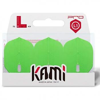 Plumas L-Style Kami L1 Pro Vuelo Estándar Verde Neon
