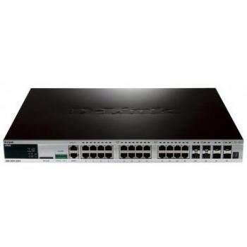 Managed 28‑Port PoE Network Switch DGS‑3420