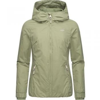 Winterjacke RAGWEAR Dizzie Warm Gr. XXL (44), grün (helloliv), Damen, 100% Polyester, wasserdicht mit Kapuze