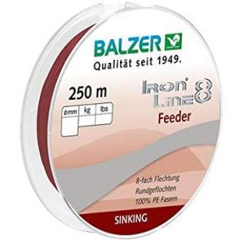 Balzer Iron Line 8 Feeder 250m geflochtene Schnur, 0,08mm