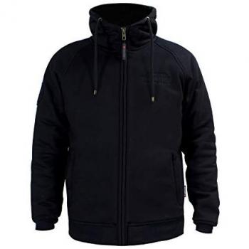 Hoodie zippé John Doe Moto XTM Noir taille 3XL