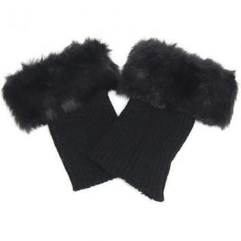Chaussettes d'hiver courtes en tricot pour femmes